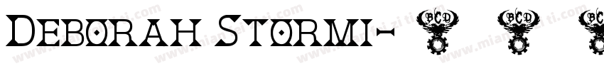 Deborah Stormi字体转换